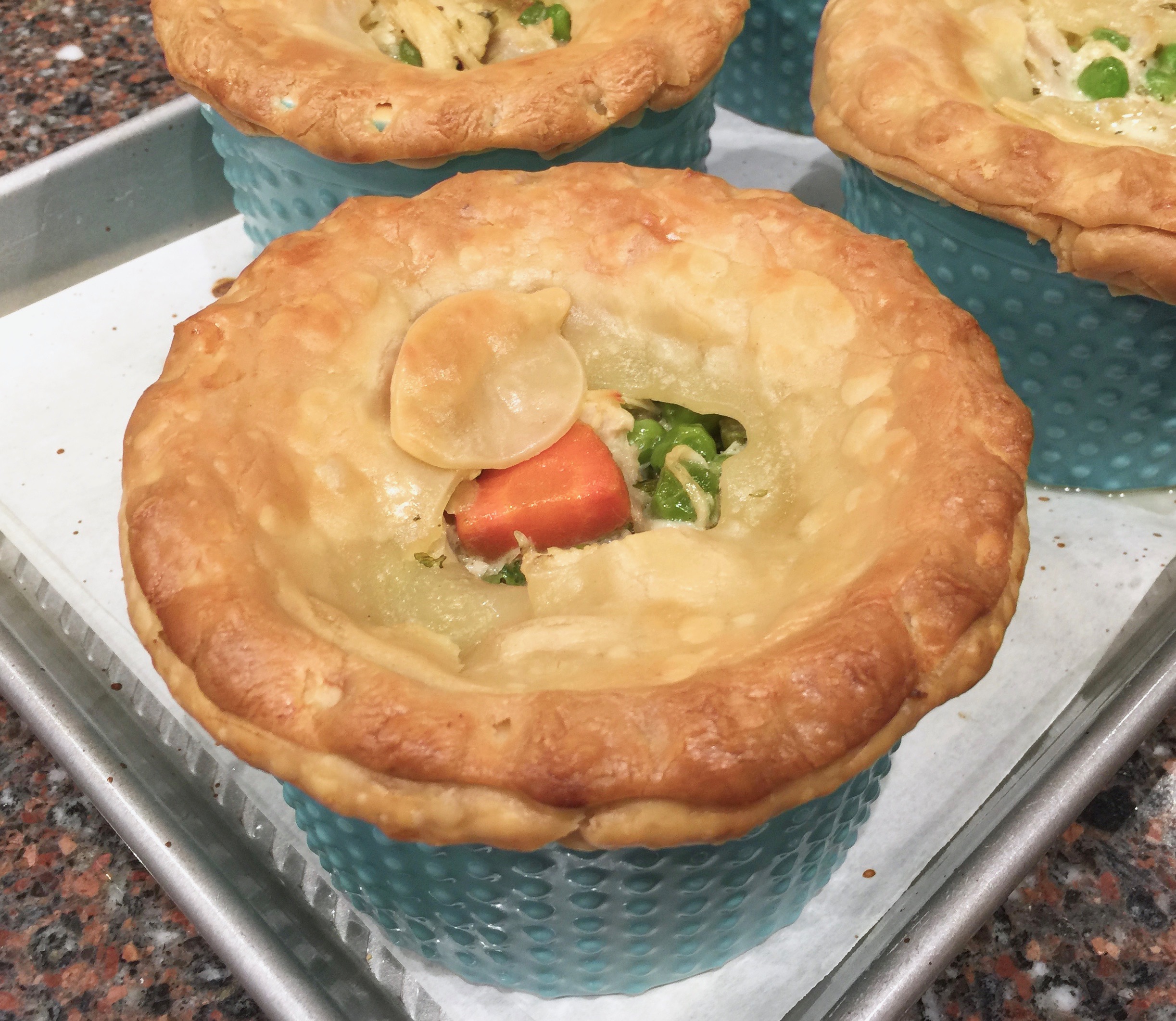 Individual Chicken Pot Pies: #Recipe - Finding Our Way Now