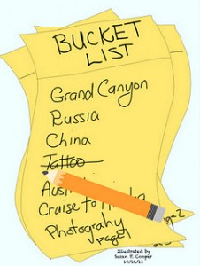Bucket List, findingourwaynow.com