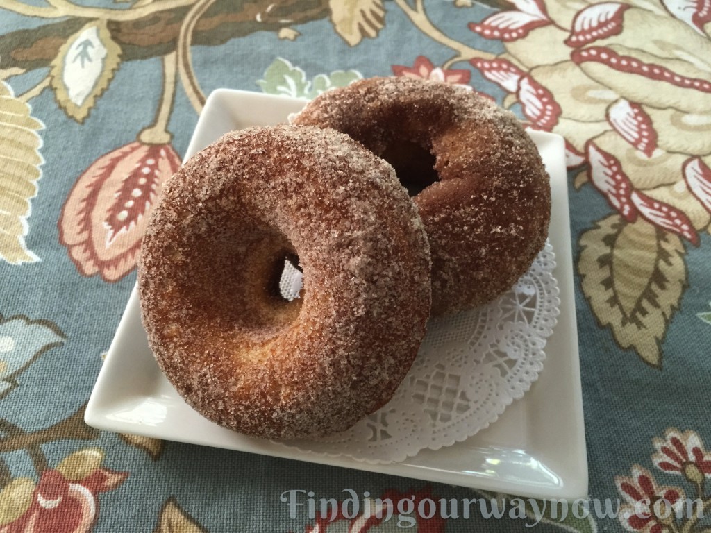 Homemade Cinnamon Donuts, findingourwaynow.com