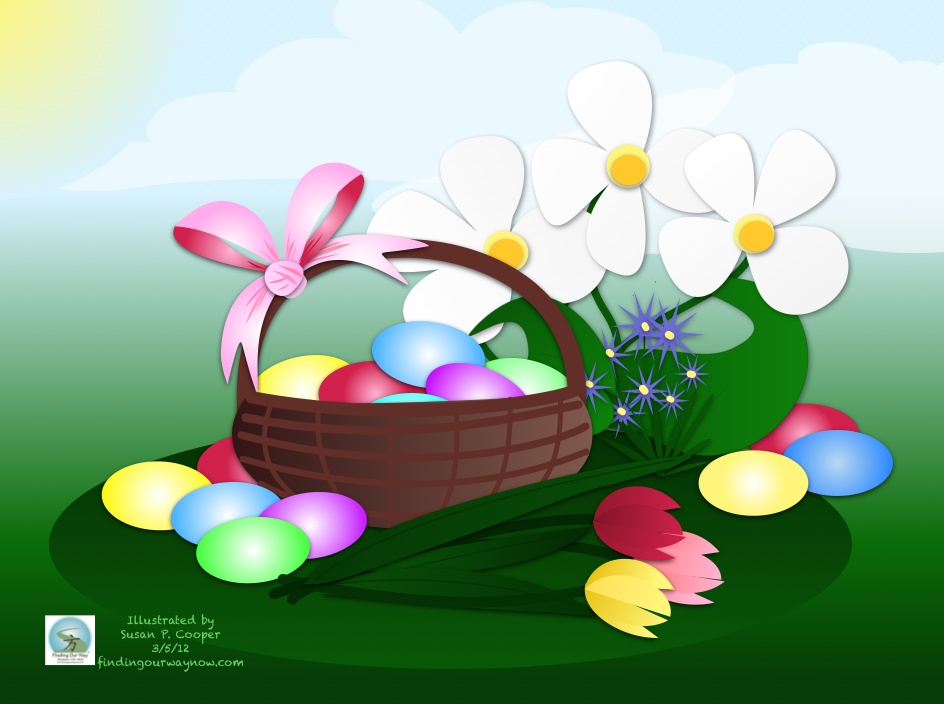 Easter Illustrations, findingourwaynow.com