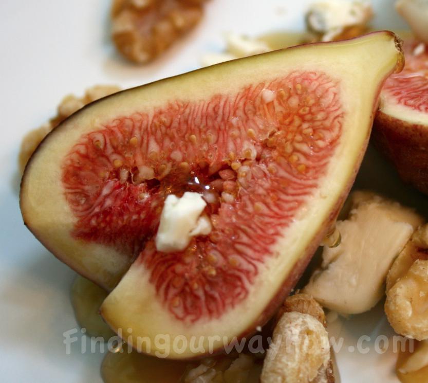 Fresh Figs and Honey Dessert: Recipe - Finding Our Way Now