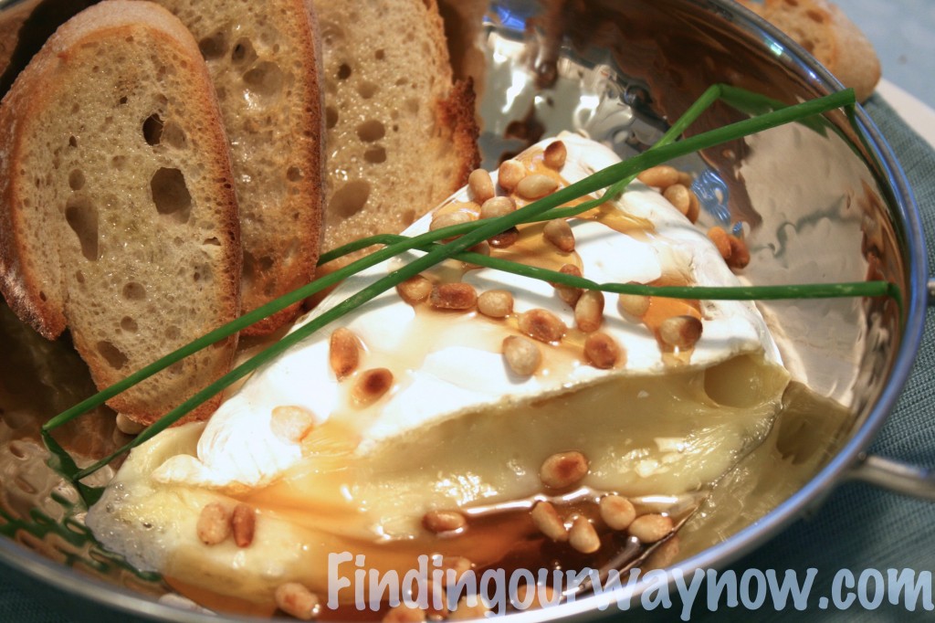 Baked Brie with Honey, findingourwaynow.com