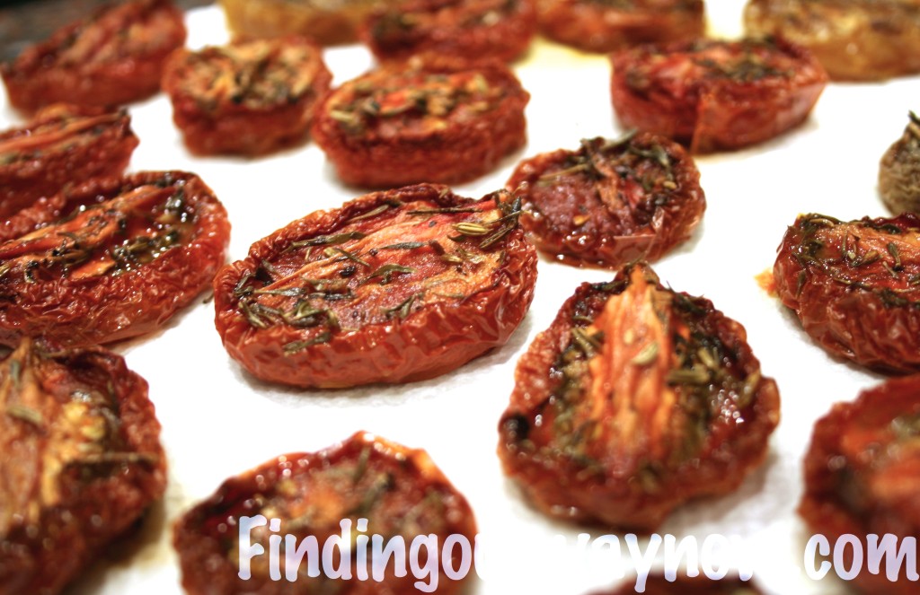 Oven Roasted Dried Tomatoes, findingourwaynow.com