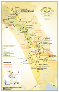 sonoma valley wine maps