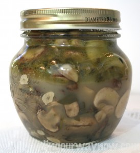 Marinated Mushrooms, findingourwaynow.com
