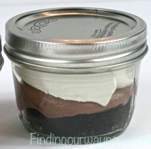 Chocolate Mousse Pie In A Jar, findingourwaynow.com