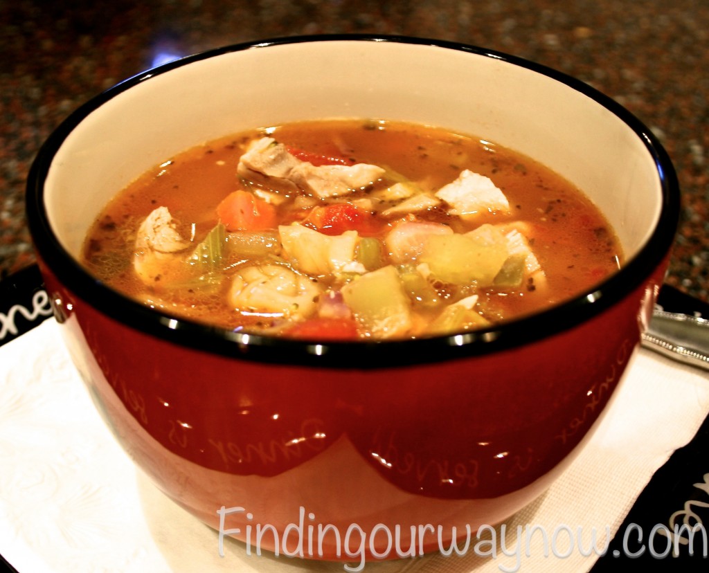 Easy Chicken Vegetable Soup, findingourwaynow.com