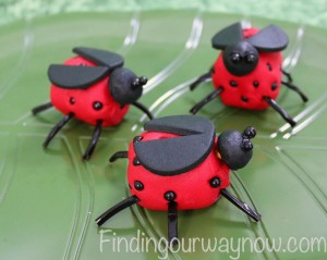 Marshmallow Ladybugs, findingourwaynow.com