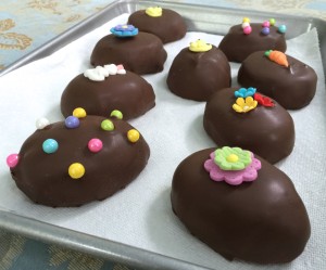 Chocolate Covered Peanut Butter Eggs , findingourwaynow.com