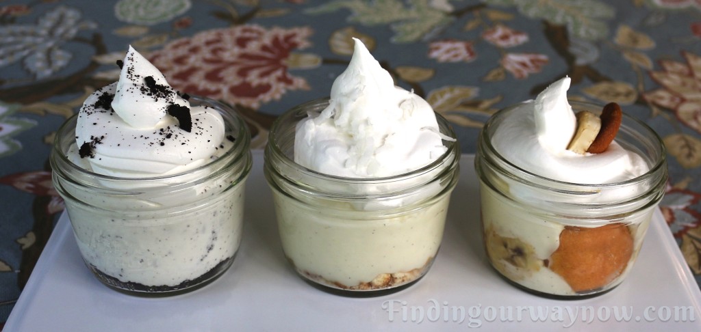 Cream Pies In A Jar Three Ways
