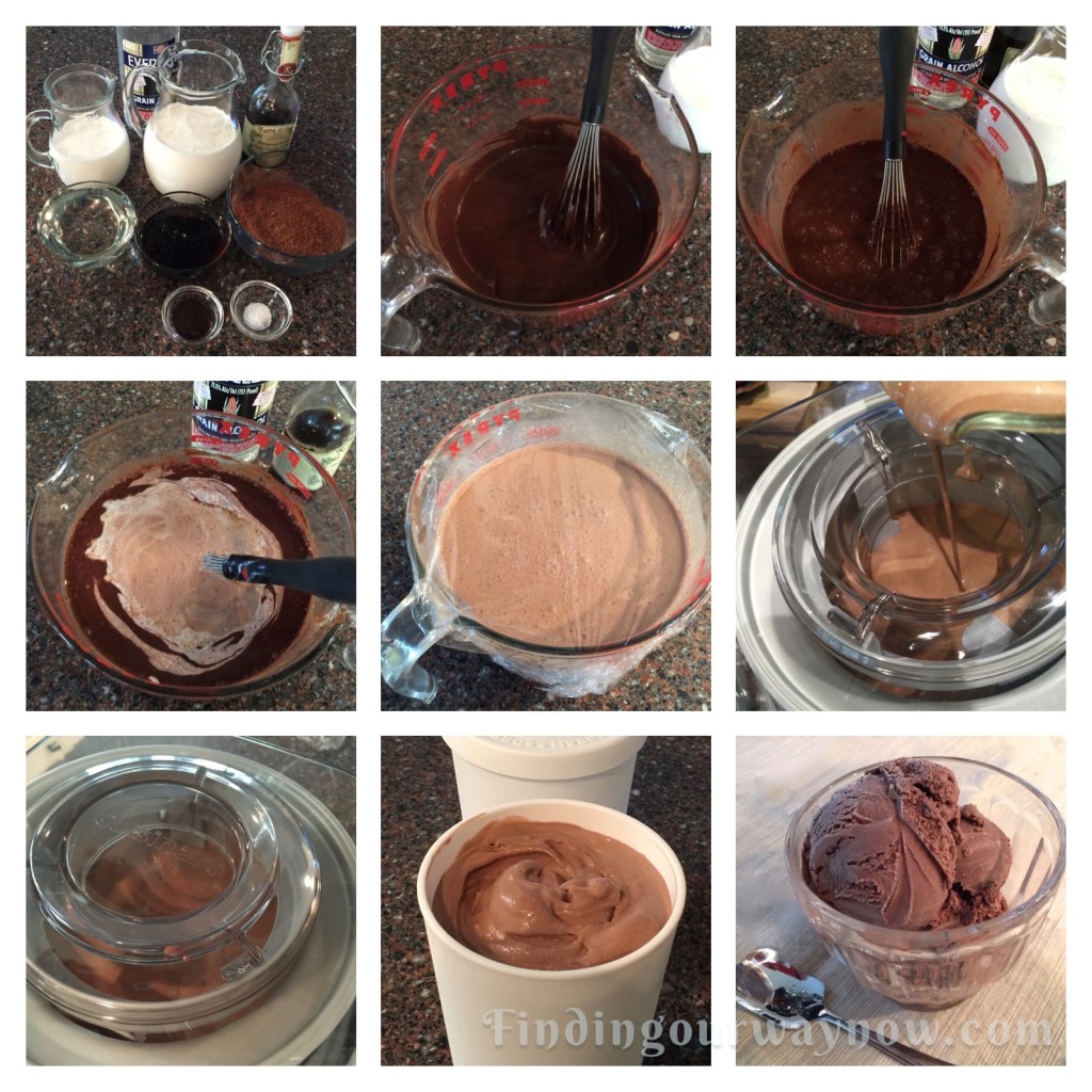 Homemade Chocolate Ice Cream, findingourwaynow.com