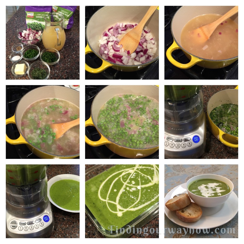 Pea Soup With Herbs, findingourwaynow.com