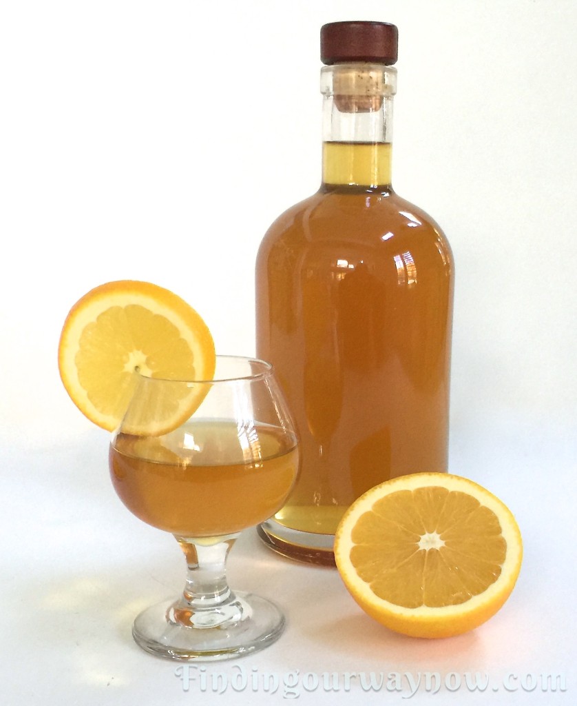 Homemade Orange Liqueur, findingourwaynow.com
