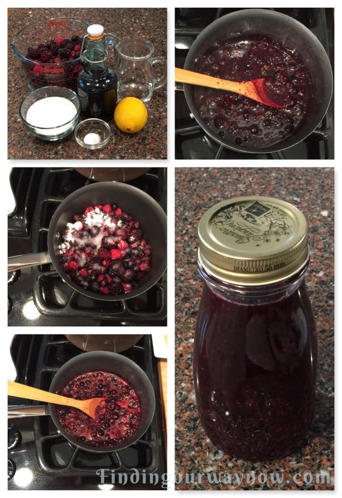 Homemade Syrups, Mixed Berry Syrup, findingourwaynow.com