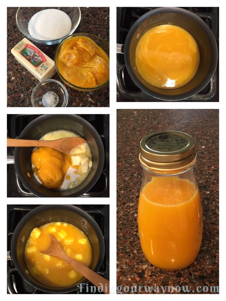 Homemade Syrups, Orange Butter Syrup, findingourwaynow.com