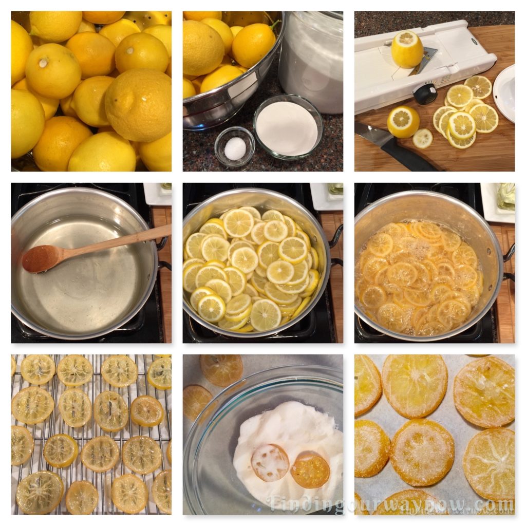 Candied Lemon Slices, findingourwaynow.com